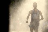 Yohan Diniz cooling off during the 50Km Race Walk (Getty Images)