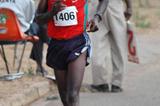 David Kimutai en route to his win in the 20Km Race Walk at the 2006 Kenyan Commonwealth Games Championships (Peter Njenga)