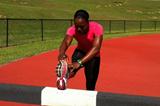 Veronica Campbell Brown in training prior to her World indoor title defence