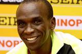 Eliud Kipchoge on the eve of the World Half Marathon Championships in Kavarna (Getty Images)