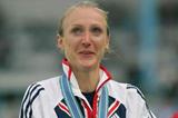 An emotional Paula Radcliffe receives the women's 2005 World Championship Marathon gold medal in Helsinki (Getty Images)