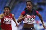 Me'Lisa Barber of USA in action at the 2006 World Indoors (Getty Images)