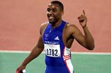 Darren Campbell after winning Olympic 200m gold in Sydney (Getty Images)