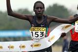 Pauline Korikwiang beats Kenyan team-mate Veronica Wanjiru - Women's Junior race (Getty Images)