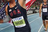 Trey Hardee celebrates winning the Decathlon gold medal in Daegu (Getty Images)