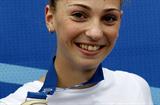 Marija Vukovic of Montenegro wins her country's first major athletics gold medal (Getty Images)