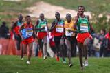 Gebre-egziabher Gebremariam out-sprints Moses Kipsiro, Leonard Komon and Zersenay Tadese to take the senior mens title (Getty Images)