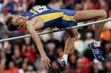 Yuriy Krymarenko of Ukraine wins the men's High Jump (Getty Images)
